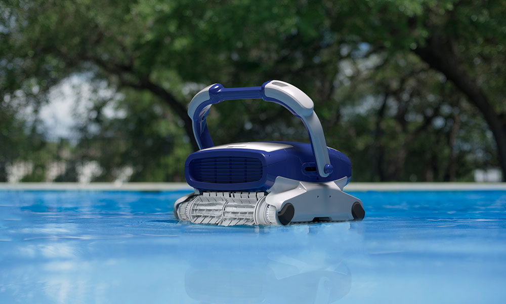 Aquabot Elite Robotic Pool Cleaner In Pool