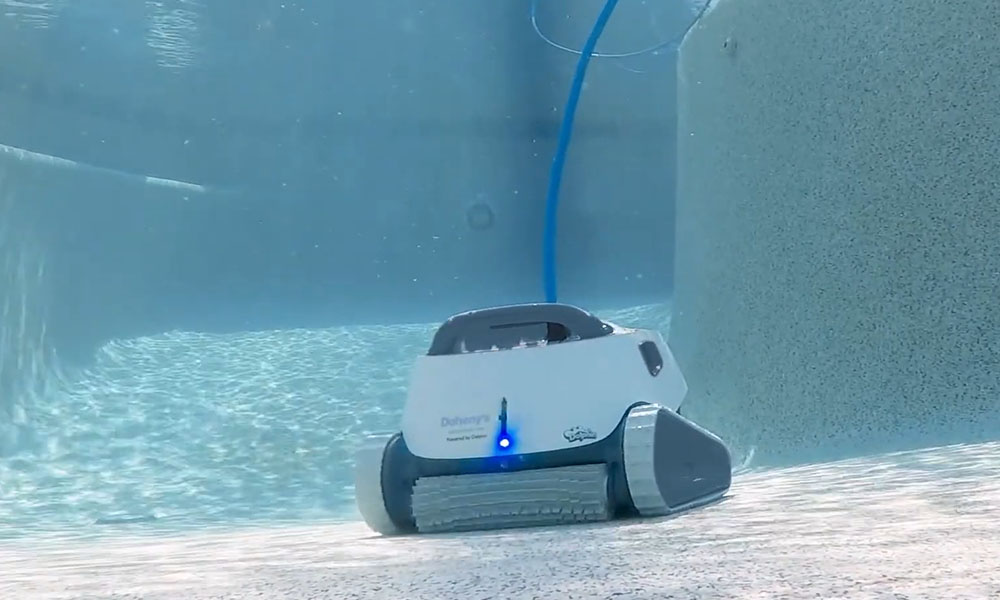 Dolphin Advantage Pro Robotic Pool Cleaner Cleaning Pool