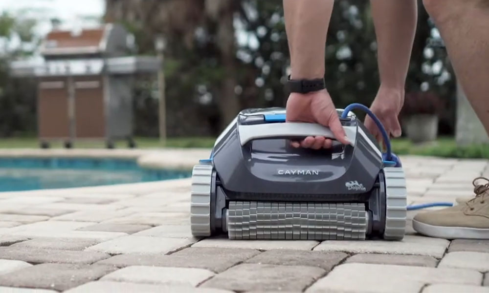 Dolphin Cayman Robotic Pool Cleaner Lightweight Design