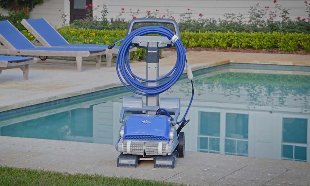 Dolphin M400 Robotic Pool Cleaner with Caddy