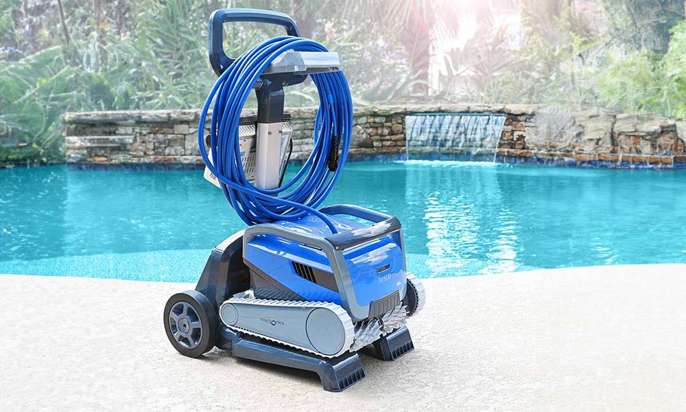 Dolphin M600 Robotic Pool Cleaner with Caddy