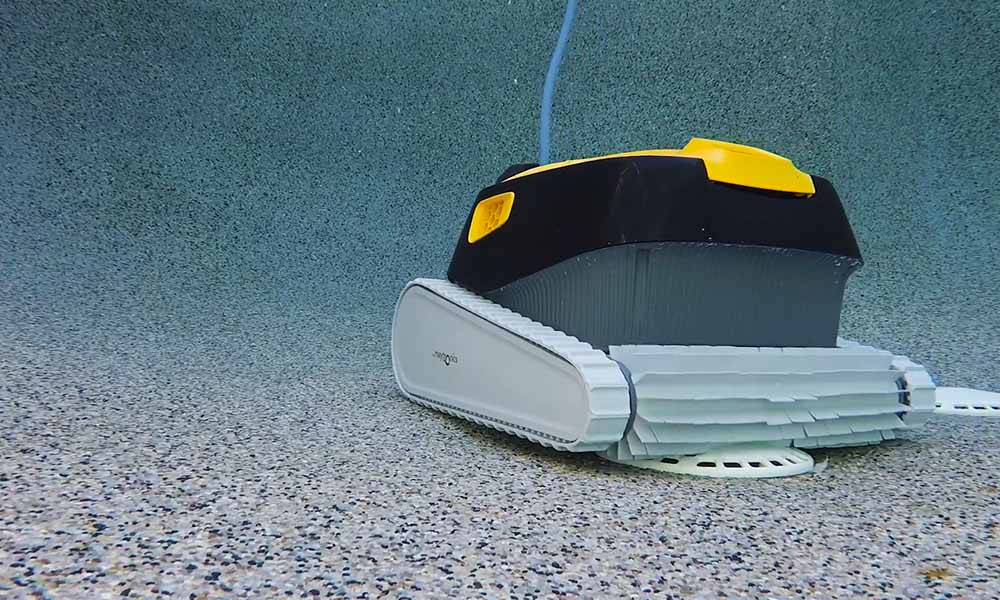 Dolphin Triton PS Plus Robotic Pool Cleaner Cleaning Pool